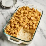 Creamy Million Dollar Chicken Casserole in a modern kitchen