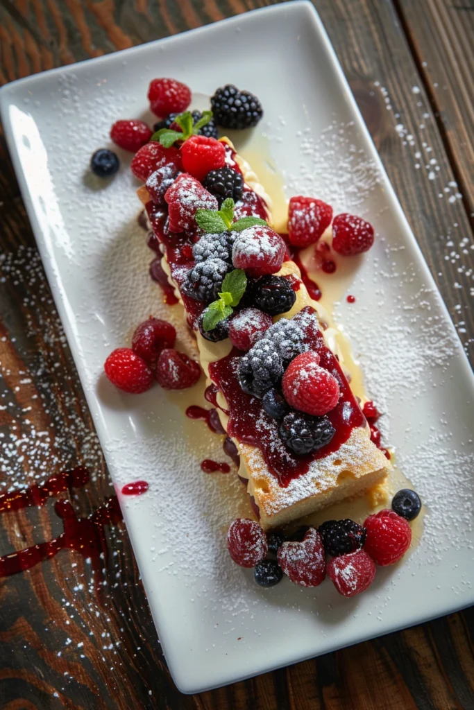 Serve with flair—this no bake cake is presentation-ready